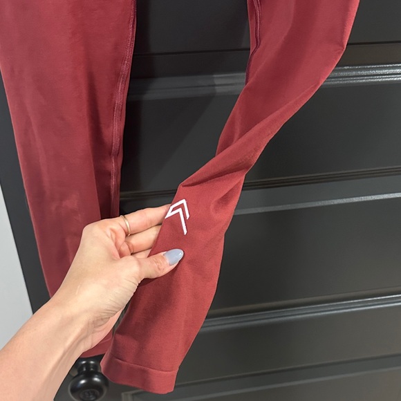 Oner Active Deep Red Leggings M Long - Picture 5 of 5